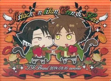 【進撃の巨人】けもみみエレリマウスパッド エレン・イェーガー＆リヴァイ(凪まゆこ) C86/TK-Brand