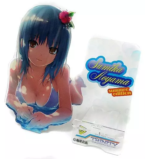 【オリジナル】スマートフォンスタンド Summer edition 白ビキニver. 青山澄香(珈琲貴族) /Fine-Art’s Design TRINITY