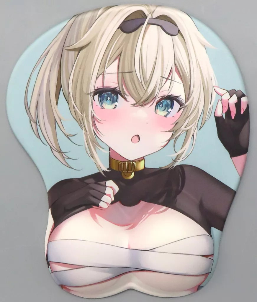 【バーチャルYoutuber】おっぱいマウスパッド 風真いろは(Rikotan) /名前にたん付けもうキツい