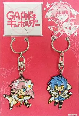 GAドキドキキーホルダー2種セット ミルフィーユ桜葉＆ミント・ブラマンシュ(光姫満太郎) /MAGIC PRIVATE EYE(魔法探偵社)_image