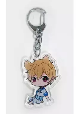 【Free!】ふりーけも耳セーラーキーホルダー 葉月渚(じる) /アイロニ