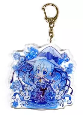 【ボーカロイド】アクリルキーホルダー 雪ミク2014(夕華ののこ) /コロコロうどん
