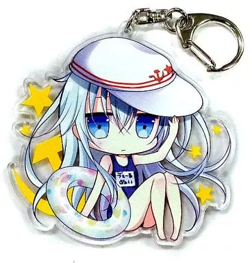 【艦隊これくしょん~艦これ~】白スクべるぬいアクリルキーホルダー ヴェールヌイ(シロガネヒナ) C86/MILK BAR