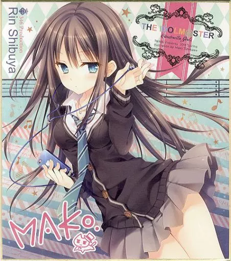 【アイドルマスター】複製色紙 渋谷凛(館川まこ) COMIC1☆9/WNB(ワンブ)