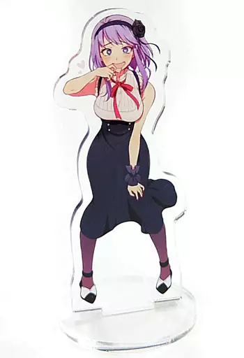 【だがしかし】枝垂ほたるハート目アクリルフィギュア(ぽち。) C89/ぽち小屋。