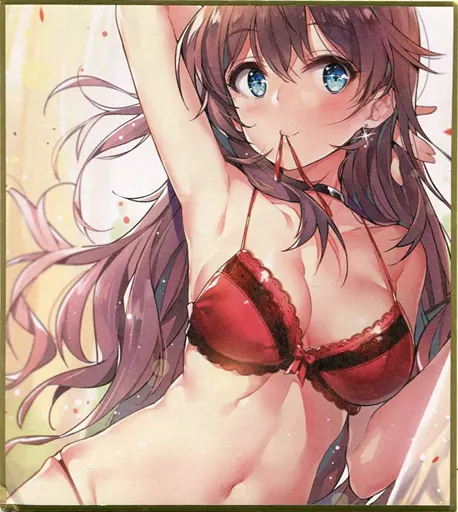 【アイドルマスター】ミニ色紙 一ノ瀬志希(ゆらん) C89新刊購入特典/MoonPhase＆とらのあな