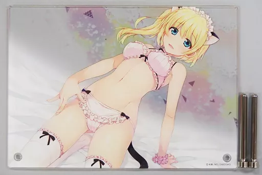 【めろんちゃん】A5アクリルパネル れもんちゃん(有葉) C90/メロンブックス