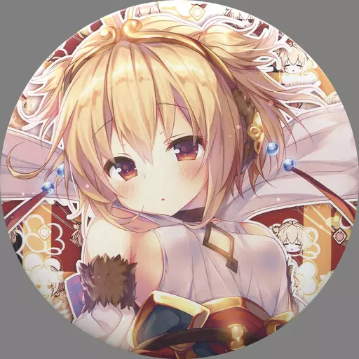 【グランブルーファンタジー】缶バッジ アンチラ(kino＆konomi) C91/きのこのみ