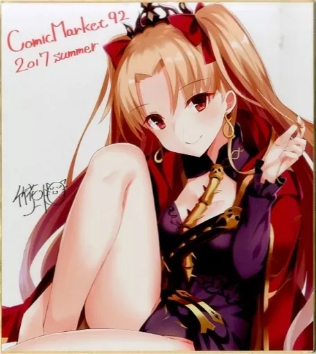 【Fate シリーズ】複製色紙 エレシュキガル(竹花ノート) C92/青色クリップ