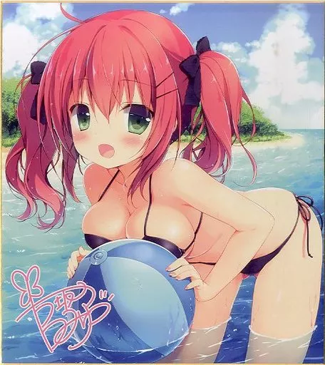 【オリジナル】複製色紙(宮坂みゆ) 色紙プレゼントキャンペーン 2017 Summer/げっちゅ屋 特典