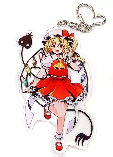 【東方Project】縦長アクリルキーホルダー 正面向きver. フランドール・スカーレット(夕華ののこ) 東方幻想紅魔祭2/コロコロうどん