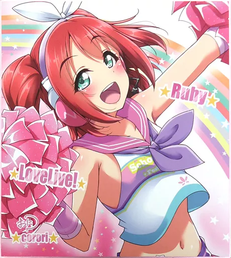 【ラブライブ!】色紙 黒澤ルビィ(酔っ払い鬼?) C93/corori