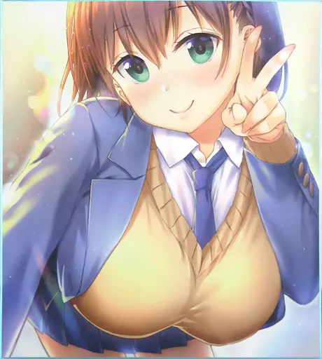 【月曜日のたわわ】フルカラー複製色紙 アイちゃん(ななせめるち) C93/生クリームびより