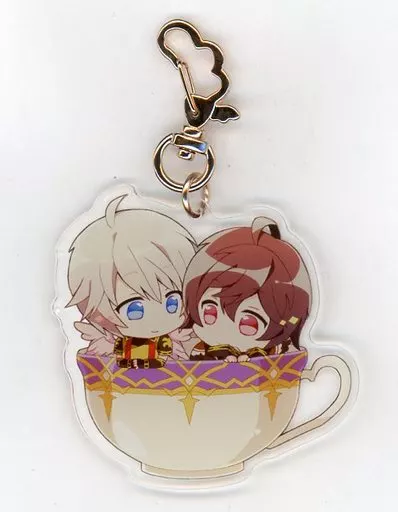 【グランブルーファンタジー】アクリルキーホルダー ルシフェル＆サンダルフォン(もの) 2019.3/モモ缶