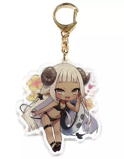 【オリジナル】水着クロケルアクリルキーホルダー(ハマちょん) C96/あちきのめがね
