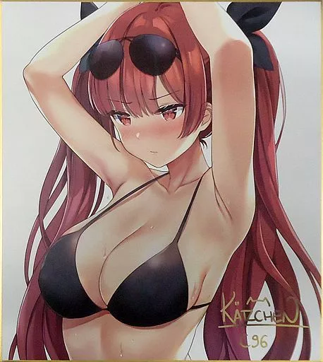 【アズールレーン】色紙 ホノルル(Katzchen) C96/女神complex
