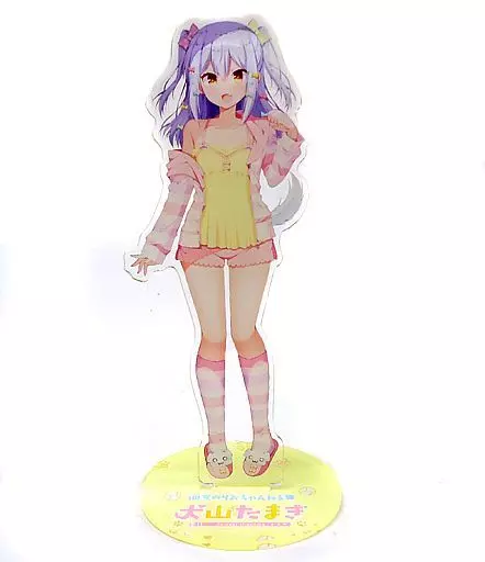 【バーチャルYouTuber】アクリルフィギュア 犬山たまき 部屋着衣装(佃煮のりお) C97/のりおいける!