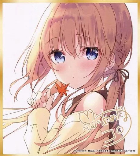 【オリジナル】ミニ複製色紙(飴玉コン) 新刊購入特典/あめうさぎ＆メロンブックス