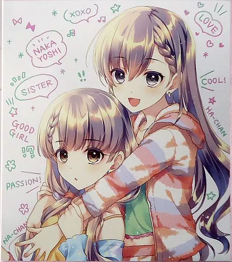 【アイドルマスター】複製色紙 久川颯＆久川凪(有葉) COMIC1☆16/有葉と愉快な仲間たち