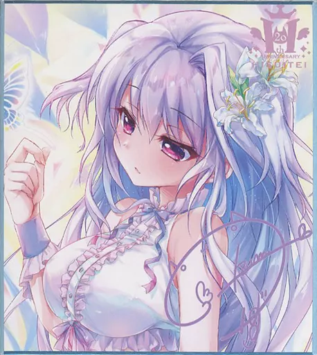 ミニ複製色紙 絵柄F 藍歌(和泉つばす) アキバPOP祭2020 in Winter/翡翠亭_image