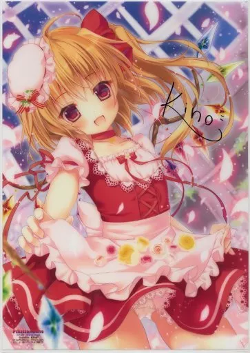 東方project　のの先生　直筆サイン入りA3イラストフィルム 東方project のの先生 直筆サイン入りA3イラストフィルム 東方project