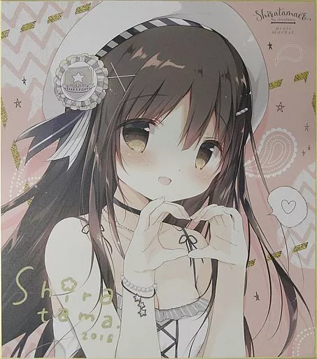 しらたま　複製色紙　４枚 okama 複製色紙 4枚 イラスト展『okamart』 - メルカリ