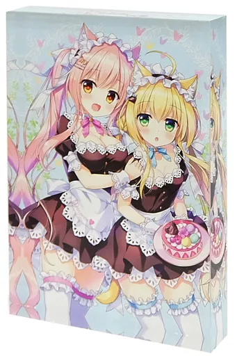 【オリジナル】アクリルキューブ 絵柄A(あめとゆき) あめとゆきオンリーショップオンライン/メロンブックス(本体不備(中))