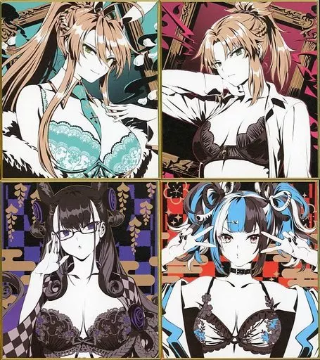 【Fate シリーズ】ミニ色紙セット(ましゅー) エアコミケ2/ねこのおやしろ