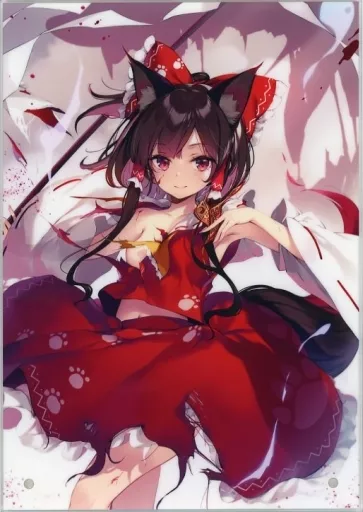駿河屋 -<中古>【東方Project】B5アクリルパネル 博麗霊夢(ke-ta