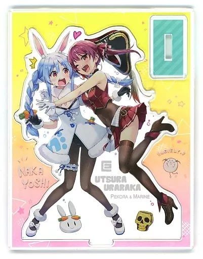 【バーチャルYoutuber】アクリルフィギュア 兎田ぺこら&宝鐘マリン(えれっと) C99/うつらうららか
