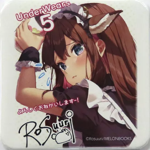 【オリジナル】スクエア缶バッジ(Rosuuri) Under wears5大感謝キャンペーン/メロンブックス