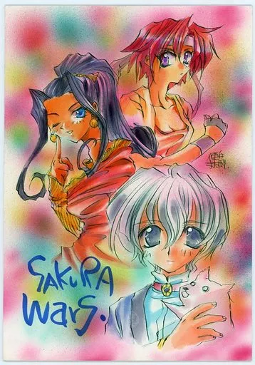 【サクラ大戦】B5イラストボード カンナ＆織姫＆レニ(便弁また郎) /徳長日和