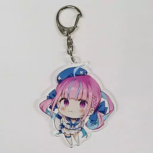 【バーチャルYoutuber】アクリルキーホルダー 絵柄3 湊あくあ(がおう) C100/まかろん大帝