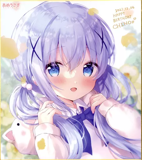 【ご注文はうさぎですか?】複製色紙 チノ(飴玉コン) C99/あめうさぎ
