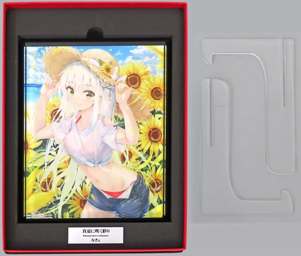 【オリジナル】スーパーアクリルアートオブジェ 真夏に咲く彩り(なきょ) C100/Fine-Art’s Design TRINITY