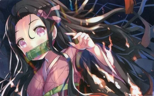 【鬼滅の刃】ICステッカー 竈門禰豆子 横ver(Xeph) /FourSeasons
