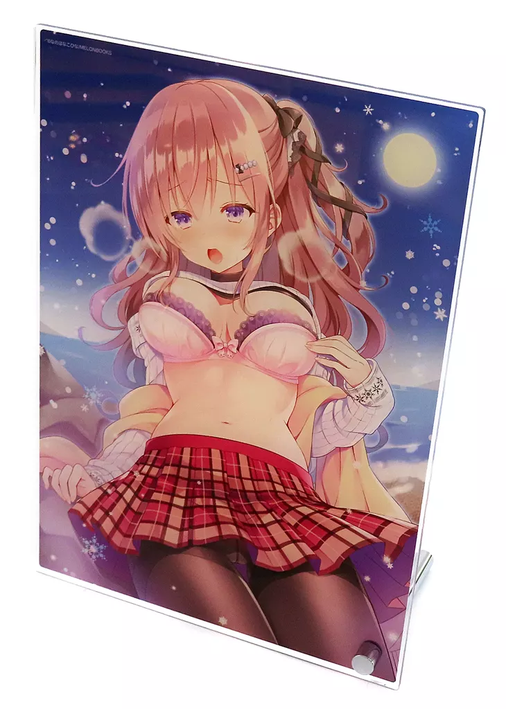 【オリジナル】B5アクリルスタンド 絵柄2(なのはなこひな) 「あめとゆき先生＆なのはなこひな先生」を応援する企画/メロンブックス