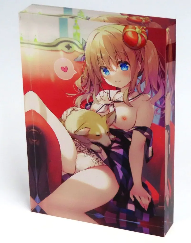 【オリジナル】アクリルキューブ 成年版 絵柄A Re:Underwears5&6(すいみゃ) 2023.6/メロンブックス