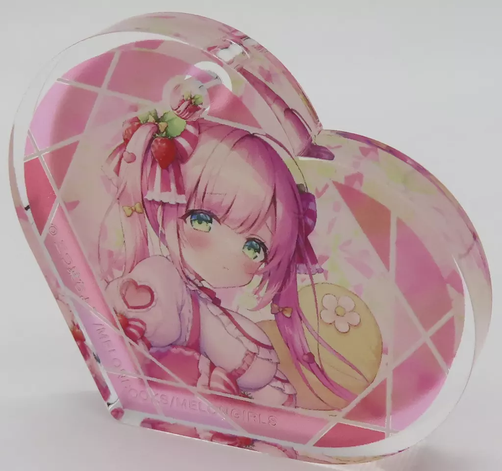 【めろんちゃん】きらきらジュエルこれくしょん 絵柄C いちご(三つ葉ちょこ) 三つ葉ちょこオンリーショップ/メロンブックス