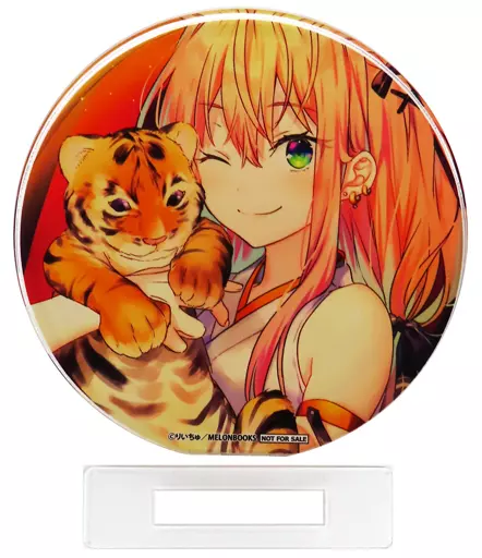 駿河屋 雨あられ　アクリルキューブ　メロンブックス - 買取オリジナルラウンドアクリルオブジェ(しろきつね