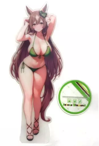 同人アクセサリー・小物系　【ウマ娘 プリティーダービー】 デカいアクリルスタンド サトノダイヤモンド(缶子) C102/缶子牧場