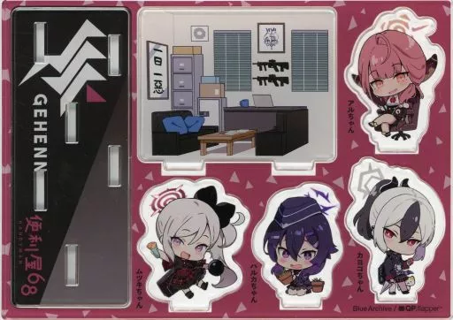 【ブルーアーカイブ】アクリルジオラマ 便利屋68(小原トメ太＆さくら小春) /QP：FLAPPER