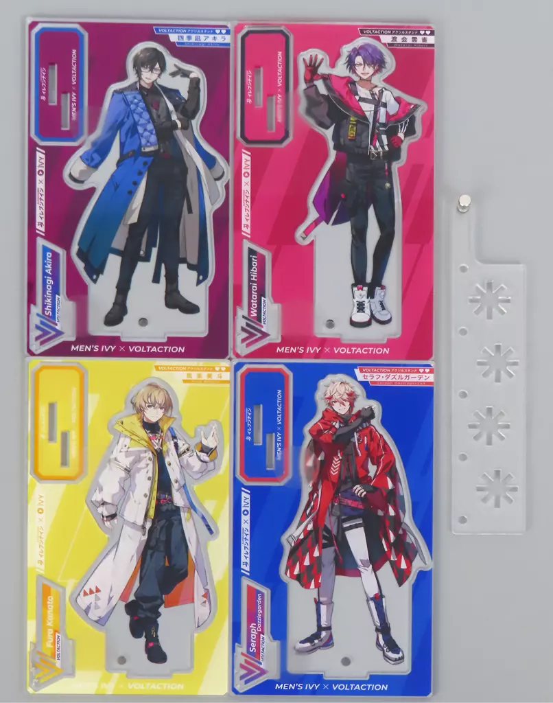 【バーチャルYoutuber】アクリルスタンドセット VOLTACTION(どこでもノック) SUPER COMIC CITY 31 day1/イレブンナイン（集合アクスタ台座欠品）