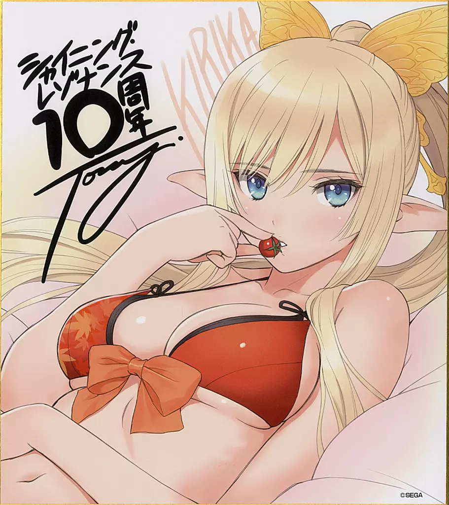 【シャイニング・レゾナンス】複製色紙 紅葉の羽衣版 キリカ(Tony) 抱き枕カバーセット特典/T2 ART WORKS