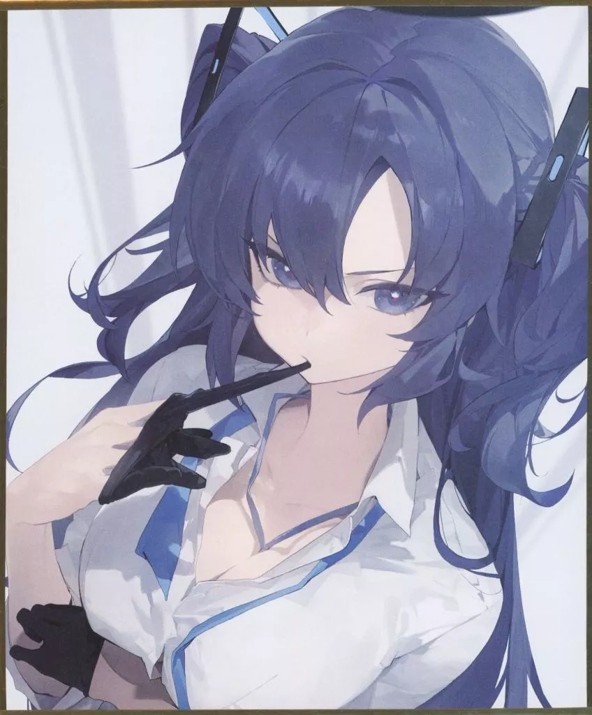 【ブルーアーカイブ】複製色紙 早瀬ユウカ（モ誰） C104/もじさん
