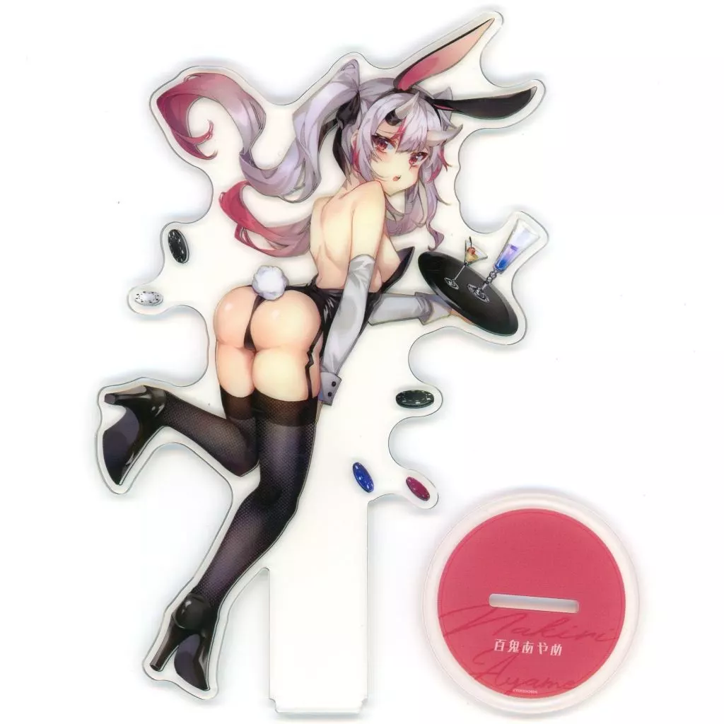【バーチャルYoutuber】アクリルスタンド 16cm・バニーガールver 百鬼あやめ(伽紅素) C102/TOHOORIN