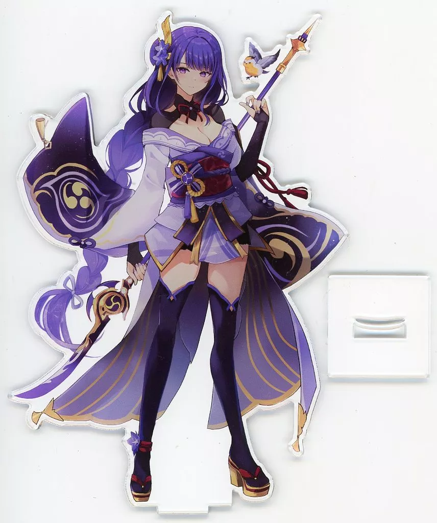 【原神-GENSHIN-】アクリルスタンド 雷電将軍(くれ～ぷ) C102/ZINFANDEL