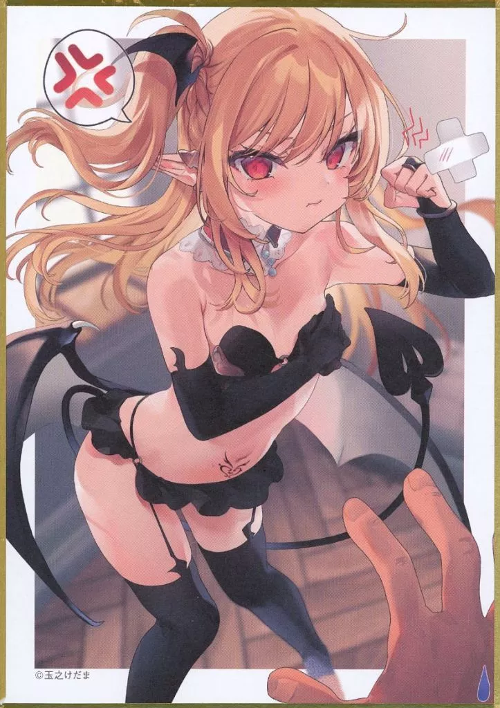 【オリジナル】ミニ色紙 A 絵柄E(玉之けだま) 玉之けだま展2023/毛玉牛乳＆とらのあな