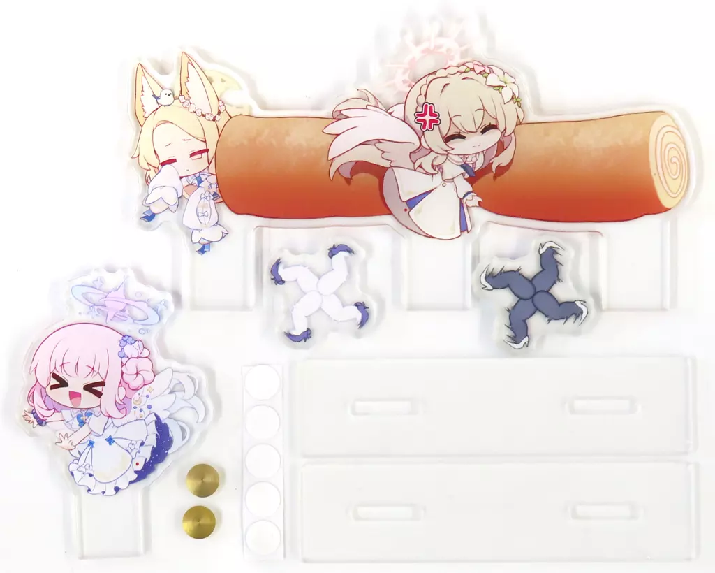 【ブルーアーカイブ】アクリルスタンド 聖園ミカ＆桐藤ナギサ＆百合園セイア C105/白鴉工房