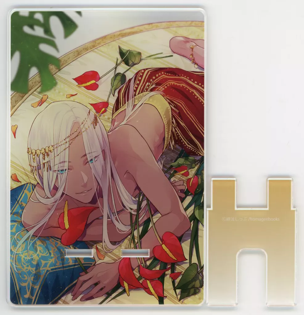 【オリジナル】アクリルスマホスタンド 描き下ろし(緋汰しっぷ) 2021初夏同人誌ポストカード配布フェア/フロマージュブックス